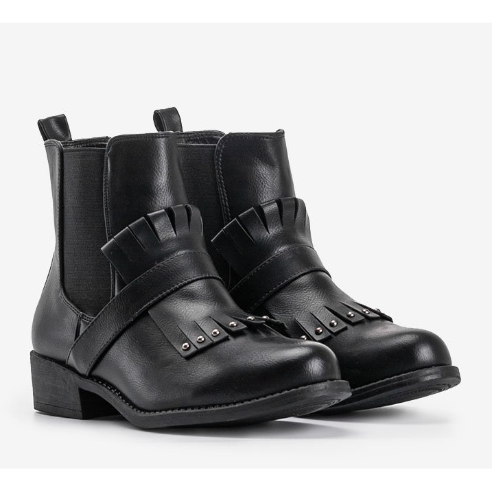 Tocuri înalte negre 1812 negru 1