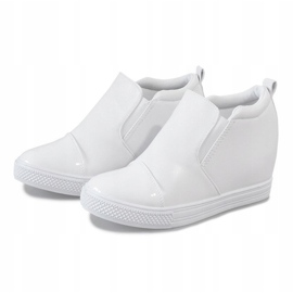 Adidași albi pe pană DD409-2 2