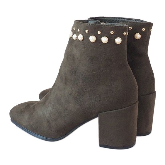 Cizme verzi extravagante pe stâlpul X9079 multicolor verde 1