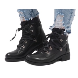 Cizme negre cu cordon HQ8775 negru 1