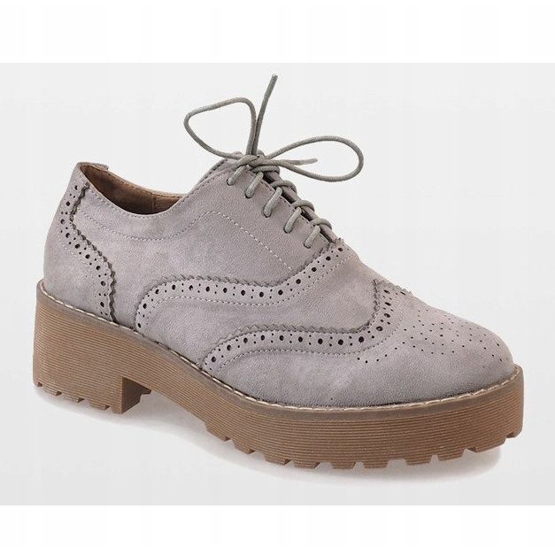 Pantofi de jazz cu toc înalt LL185 gri 1