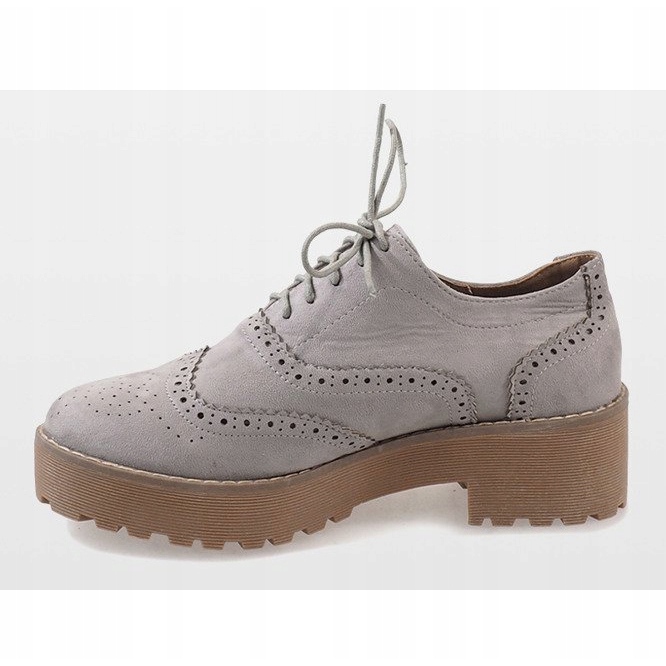 Pantofi de jazz cu toc înalt LL185 gri 2