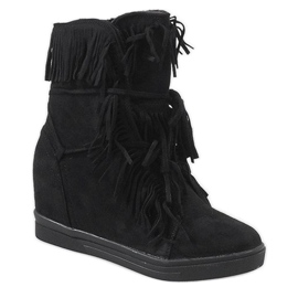 Adidași cu izolație neagră H6301AR negru 1