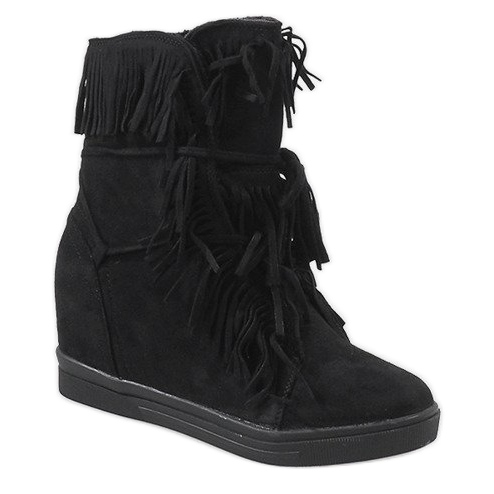 Adidași cu izolație neagră H6301AR negru 1