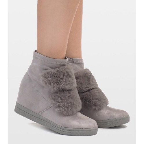 Adidași cu izolație gri H6503A-26 1 Adidași cu izolație gri H6503A-26 1