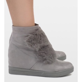 Adidași cu izolație gri H6503A-26 2 Adidași cu izolație gri H6503A-26 2