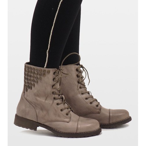 SDS Ghete kaki cu cordon S170 verde 1 SDS Ghete kaki cu cordon S170 verde 1