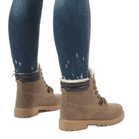Ghete izolate kaki D494C-9 verde 2