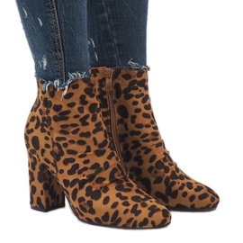 Cizme leopard pe post OM803 multicolor 1