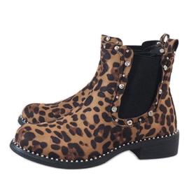 Ghete izolate leopard cu știfturi HQ921 multicolor 4