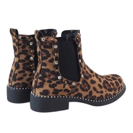 Ghete izolate leopard cu știfturi HQ921 multicolor 5