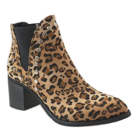 Erynn Cizme leopard pe stâlpul M290-1 multicolor 1