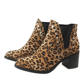 Erynn Cizme leopard pe stâlpul M290-1 multicolor 3