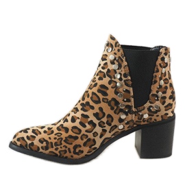 Erynn Cizme leopard pe stâlpul M290-1 multicolor 2