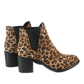 Erynn Cizme leopard pe stâlpul M290-1 multicolor 4