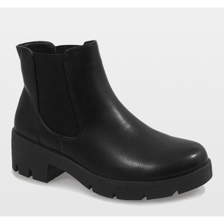 Tocuri înalte izolate negre 9996-3 negru 1