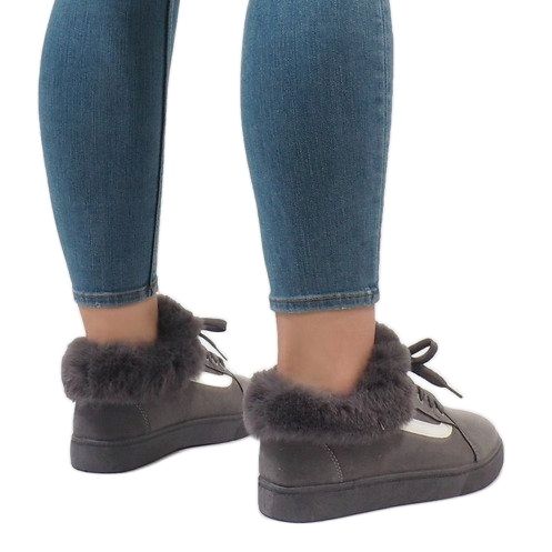 Cizme gri, adidași cu izolație FB-186 1