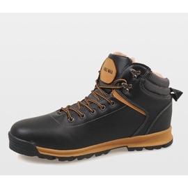 Cizme de zăpadă izolate negre M17097-2 negru 2