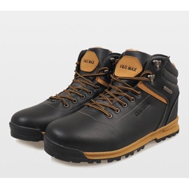 Cizme de zăpadă izolate negre M17097-2 negru 3