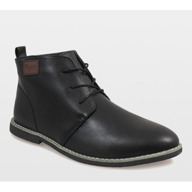 Încălțăminte joasă izolată pentru bărbați 989-1 negru 1