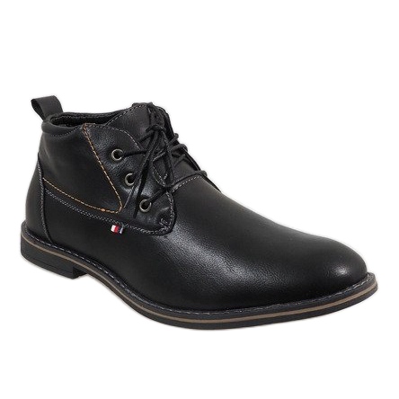 Pantofi bărbați cu izolație neagră 9W-BK86417 negru 1