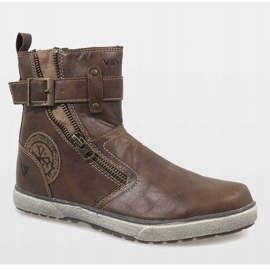 Pantofi alunecați cu izolație maro 8199 1 Pantofi alunecați cu izolație maro 8199 1