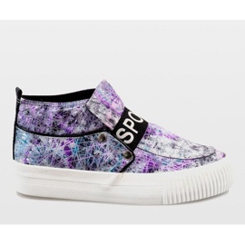 Adidași albi 623 multicolor 1