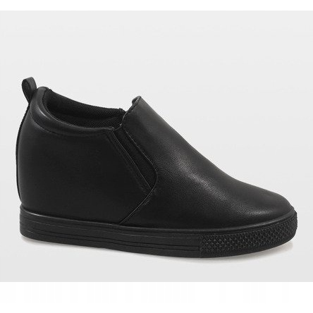 Adidași negri pe pană DD384-1 negru 2 Adidași negri pe pană DD384-1 negru 2