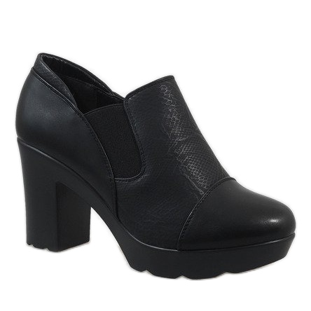 Pantofi mici negri pe pantoful de jazz A532 negru 1