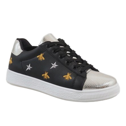 Adidași negri de albine T5030-1 negru 1