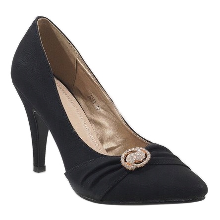 Tocuri înalte negre J211 negru 1