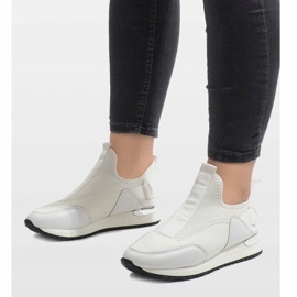 Adidași albi Lycra R-403 5