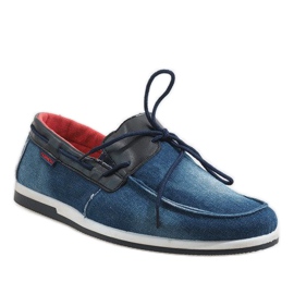 Pantofi eleganți bleumarin bleumarin AB108-1 albastru marin 1