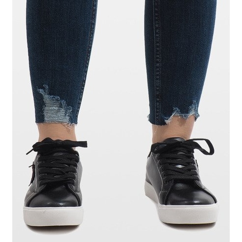 Adidași negri inima G-115 negru 2