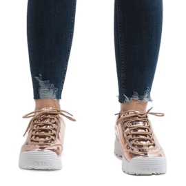 Pantofi sport de modă Champagne 82017 galben 2