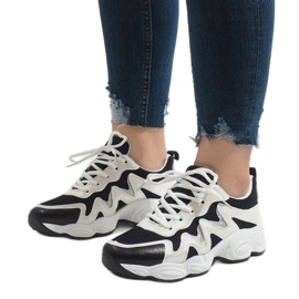 Pantofi sport negri la modă KB-153 negru 1