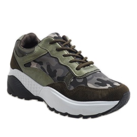 Încălțăminte sport verde la modă, camo LT013 1 Încălțăminte sport verde la modă, camo LT013 1