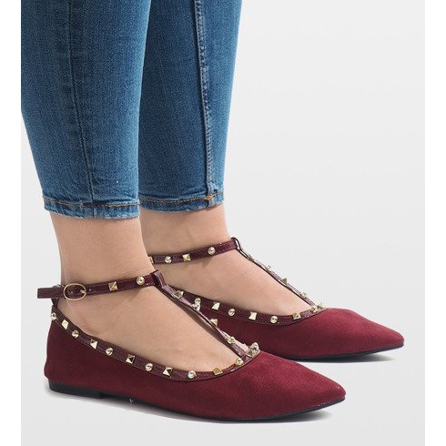 Balerini Burgundia 127-13 roșu 2