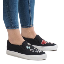 Adidași alunecați negri NB102P negru 2 Adidași alunecați negri NB102P negru 2