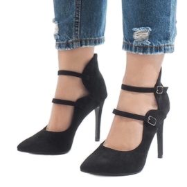 Cizme negre pe toc înalt 6613-5 negru 1 Cizme negre pe toc înalt 6613-5 negru 1