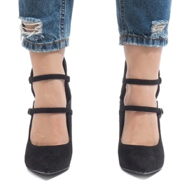 Cizme negre pe toc înalt 6613-5 negru 2 Cizme negre pe toc înalt 6613-5 negru 2