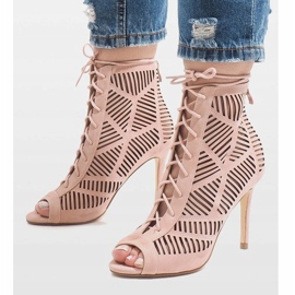 Cizme roz pe un știft 1610-225 1 Cizme roz pe un știft 1610-225 1