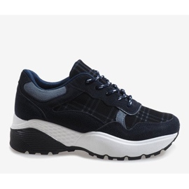 Pantofi sport la modă bleumarin 61012 albastru marin 2