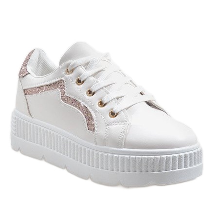 Adidași albi pe platforma BM1980 1