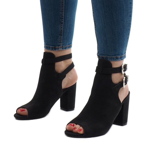 Cizme negre pe post 173-853 negru 1 Cizme negre pe post 173-853 negru 1