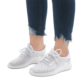Încălțăminte sport cu plasă albă G8347-1 1 Încălțăminte sport cu plasă albă G8347-1 1