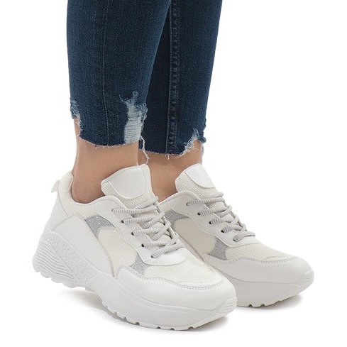 Pantofi sport albi BY-080 1