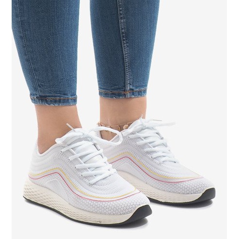 Pantofi sport G-205 albi 1