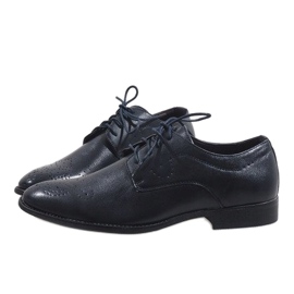 Pantofi eleganți bleumarin D181502B albastru marin 2