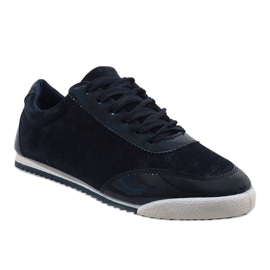 Adidași bărbătești bleumarin JX-22 negru 1